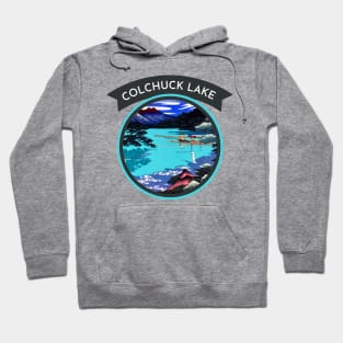 Connect with the Beauty of Colchuck Lake in Retro Japanese Style Hoodie